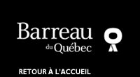Logo du Barreau du Qu�bec
